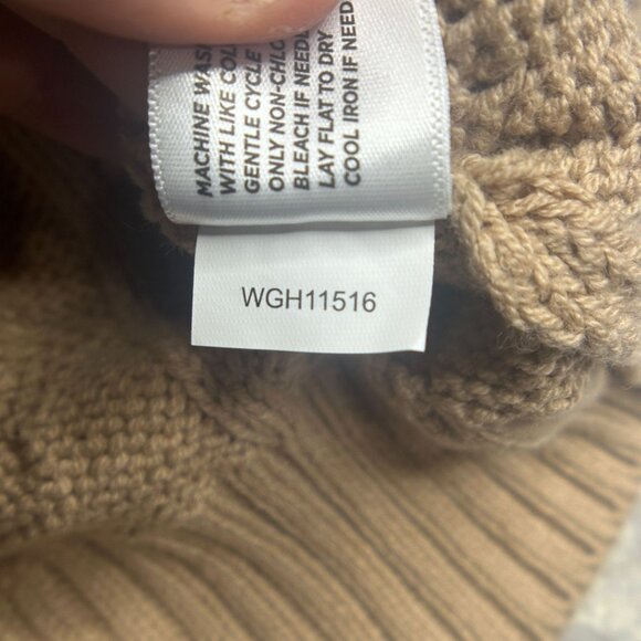 NWT Walter Hagen Women's Clubhouse Sweater Vest Size XXL (WGH11516) Tan - Picture 14 of 14